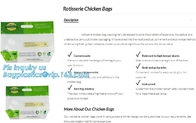 retort bag snack food bag packing film/chicken food bags, zipper laminated roasted chicken packaging bag, Chicken Packag