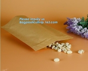 Kraft Matte Custom Printed Retail Paper Gift Bag For Shopping,bakery paper bag / Food grade bread packaging bags, Recycl