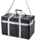 Foldable Lunch Insulated Cooler Bag Heated Food Delivery Bag Thermal Pizza Delivery Cooler Bag